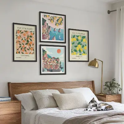 Citrus fruits of the Italian tropics wall art set