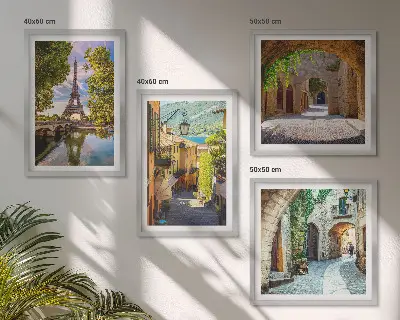Eiffel's Streets Architecture wall art set