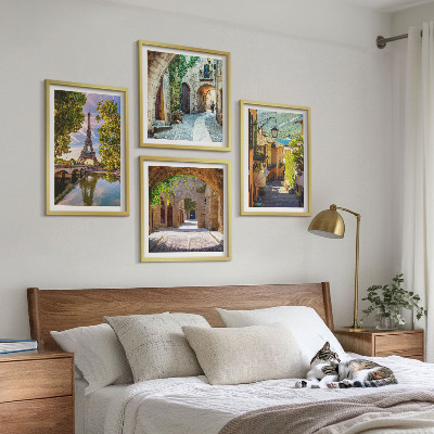 Wall art set Eiffel's Streets Architecture