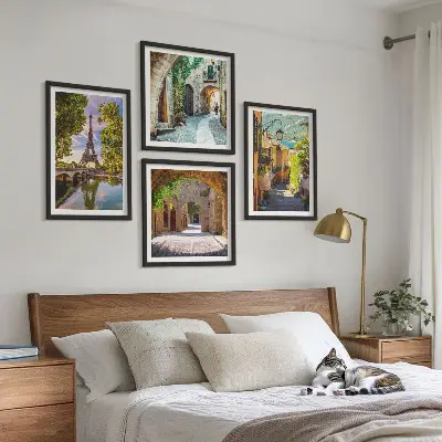 Eiffel's Streets Architecture wall art set
