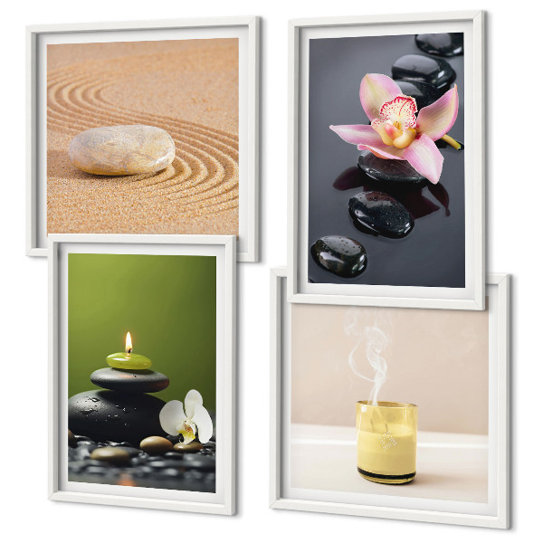 Multi-piece wall decor set Relaxing zen stones for peace