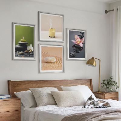 Multi-piece wall decor set Relaxing zen stones for peace