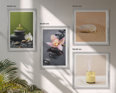 Multi-piece wall decor set Relaxing zen stones for peace