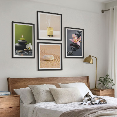Multi-piece wall decor set Relaxing zen stones for peace