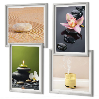 Multi-piece wall decor set Relaxing zen stones for peace