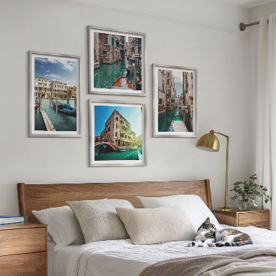 Multi-piece wall decor set Venice canals architecture