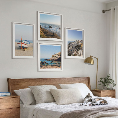 Wall art set Views of Greece, Łódź, houses