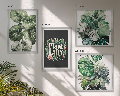 Multi-piece wall decor set Tropical plants Plant Lady