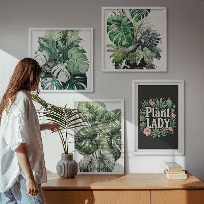 Multi-piece wall decor set Tropical plants Plant Lady