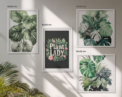 Multi-piece wall decor set Tropical plants Plant Lady