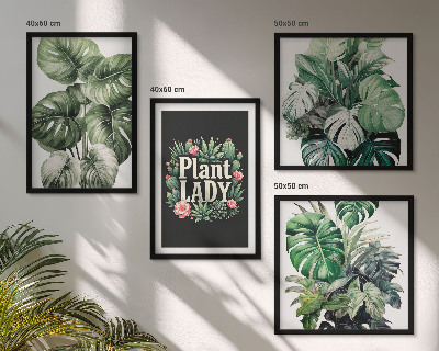 Multi-piece wall decor set Tropical plants Plant Lady