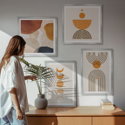 Wall art set Boho minimalist decorations
