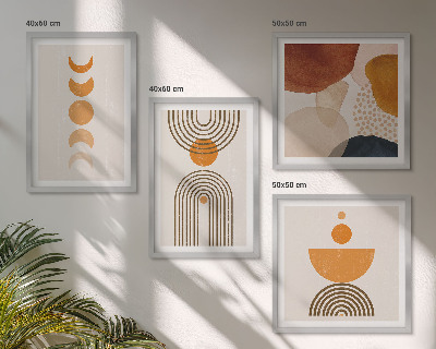 Wall art set Boho minimalist decorations