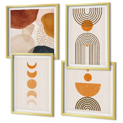 Wall art set Boho minimalist decorations