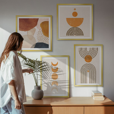 Wall art set Boho minimalist decorations