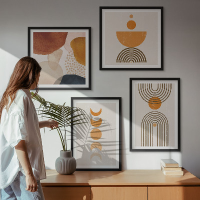Wall art set Boho minimalist decorations
