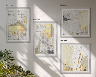 Wall art set Abstract minimalist patterns