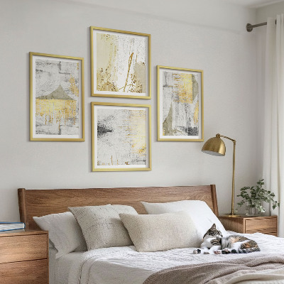 Wall art set Abstract minimalist patterns
