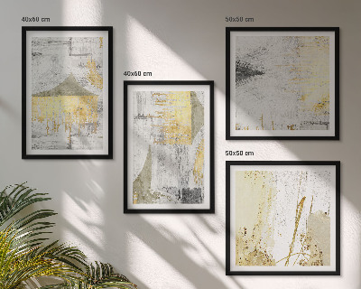 Wall art set Abstract minimalist patterns