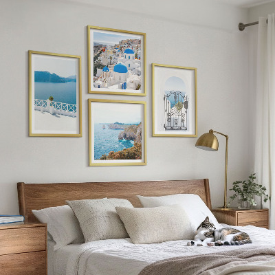 Wall art set Sea architecture of Greece