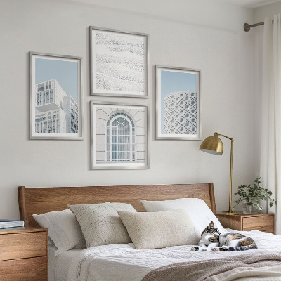 Wall art set Modern architecture geometry