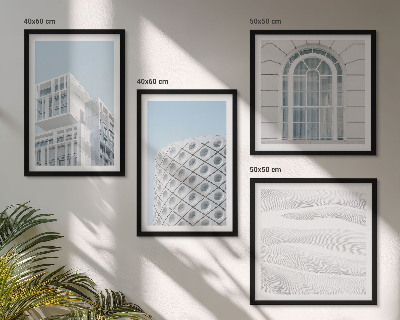 Wall art set Modern architecture geometry