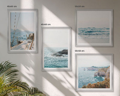 Wall art set Seaside landscape views