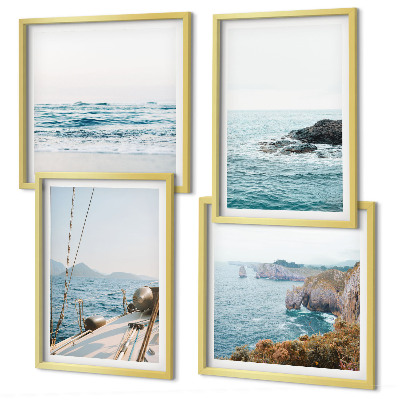 Wall art set Seaside landscape views