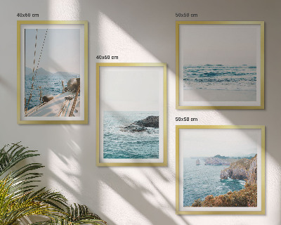 Wall art set Seaside landscape views