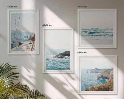 Wall art set Seaside landscape views