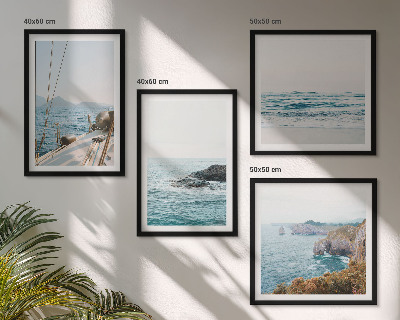 Wall art set Seaside landscape views