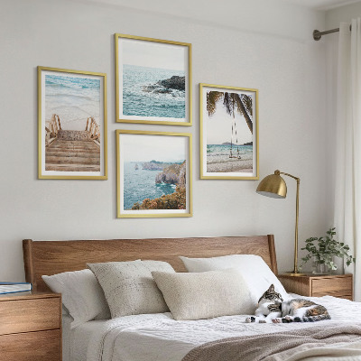 Multi-piece wall decor set Stairs beach sea view swing