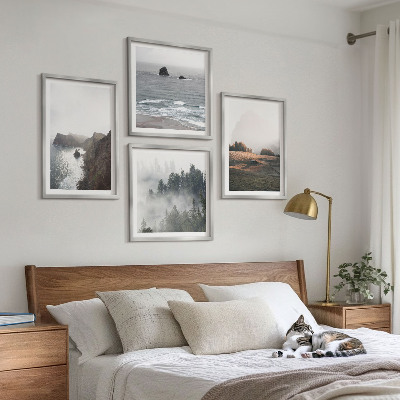 Wall art set Landscapes of mountains and sea
