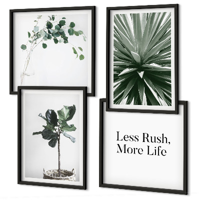 Multi-piece wall decor set Green plants minimalism