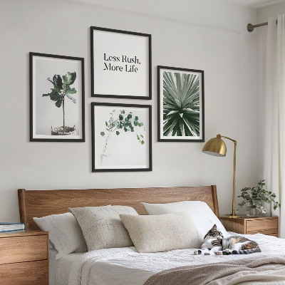 Multi-piece wall decor set Green plants minimalism