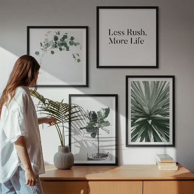 Multi-piece wall decor set Green plants minimalism