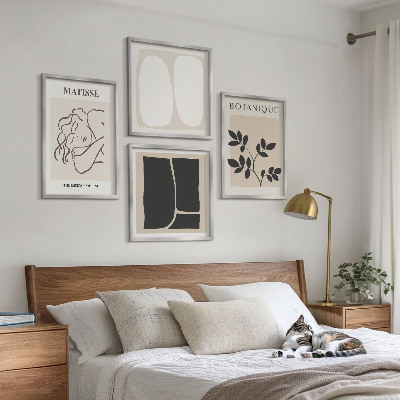 Set of 4 wall art pieces Matisse's Stylish Plant Paintings