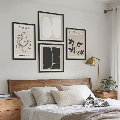 Set of 4 wall art pieces Matisse's Stylish Plant Paintings
