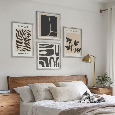 Multi-piece wall decor set Minimalist plant posters
