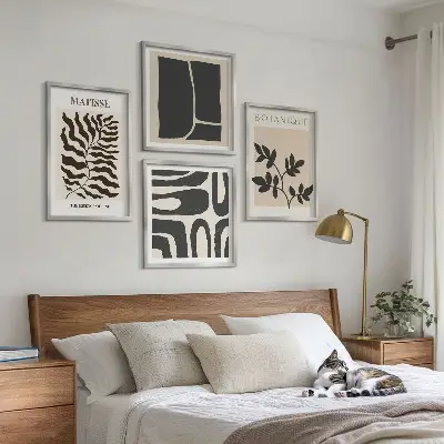 Minimalist plant posters multi-piece wall decor set
