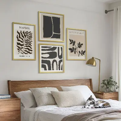 Minimalist plant posters multi-piece wall decor set