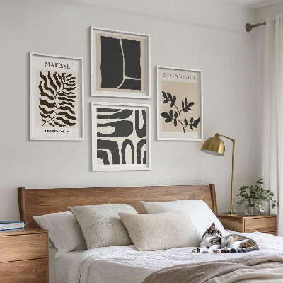 Multi-piece wall decor set Minimalist plant posters