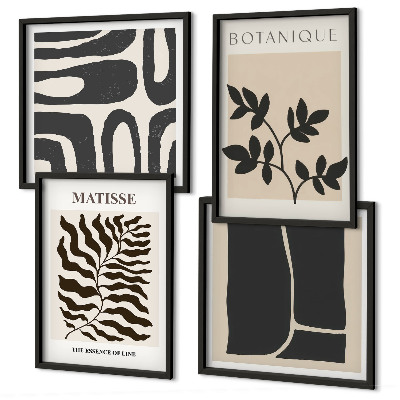 Multi-piece wall decor set Minimalist plant posters