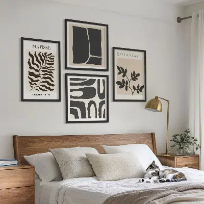 Minimalist plant posters multi-piece wall decor set