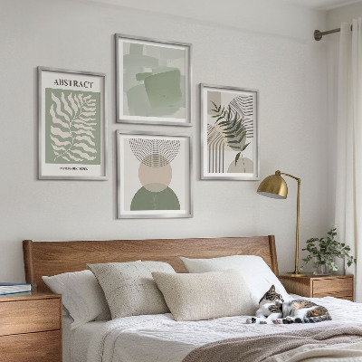Wall art set Botanical boho abstractions