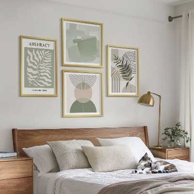 Wall art set Botanical boho abstractions