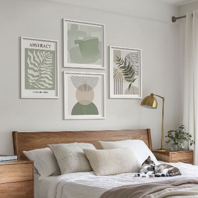 Wall art set Botanical boho abstractions