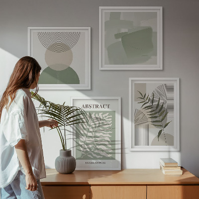 Wall art set Botanical boho abstractions