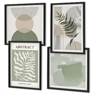 Wall art set Botanical boho abstractions