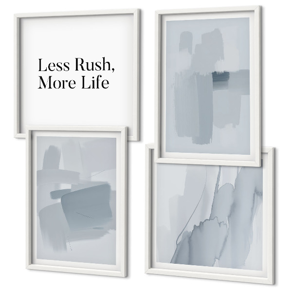 Wall art set Abstract watercolor compositions
